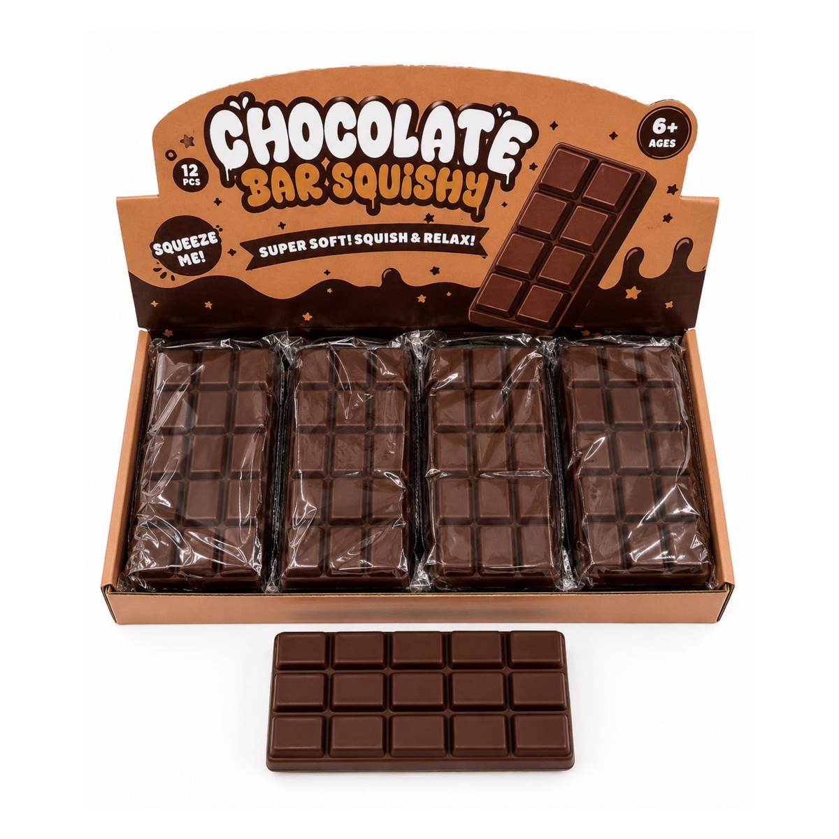 Chocolate Bar Squishy Toy