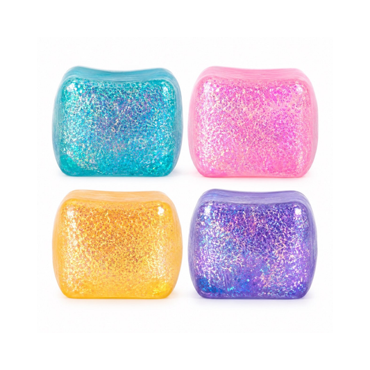 Glitter Jelly Cube Squishy