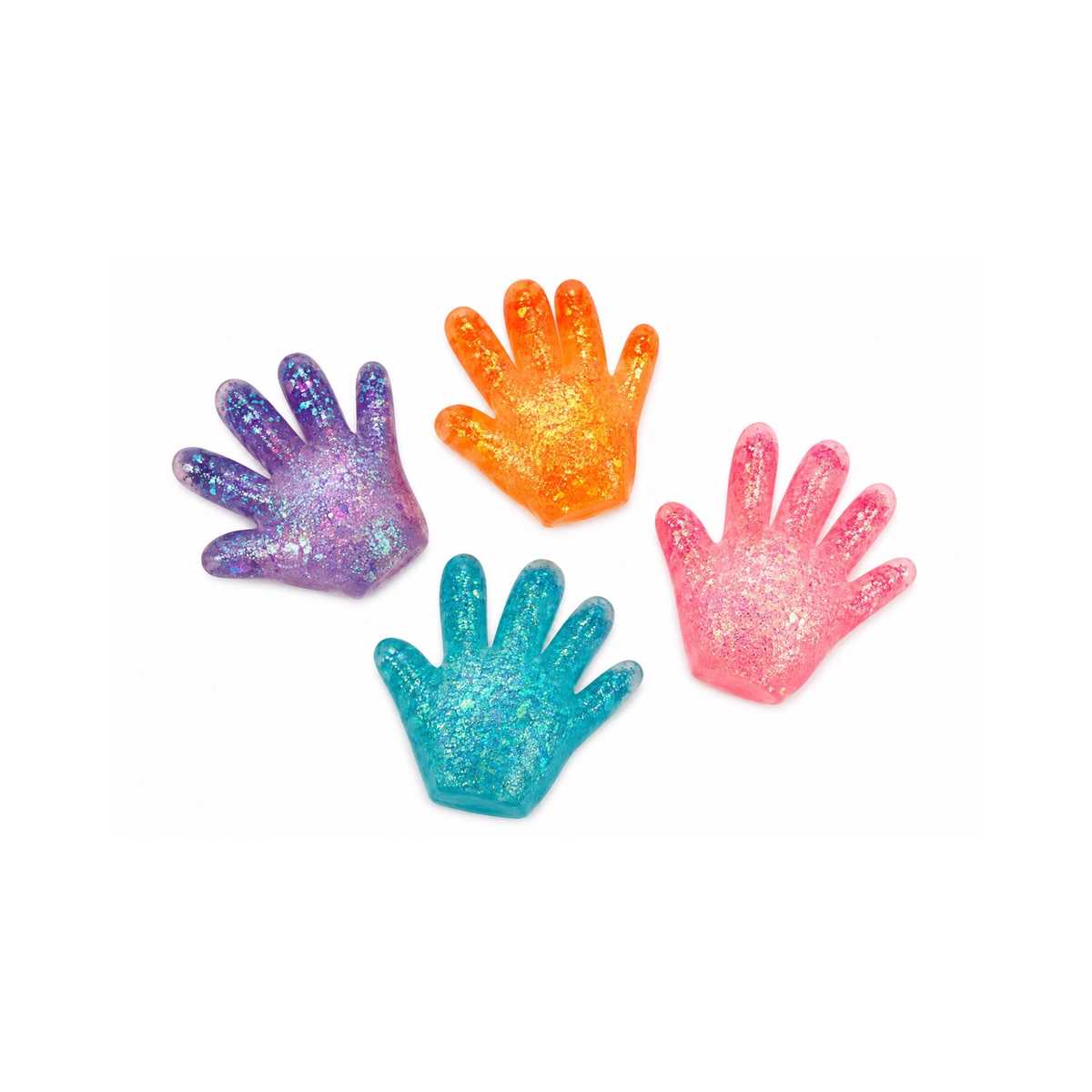 Glitter Hand Squishy Toy