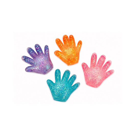 Glitter Hand Squishy Toy